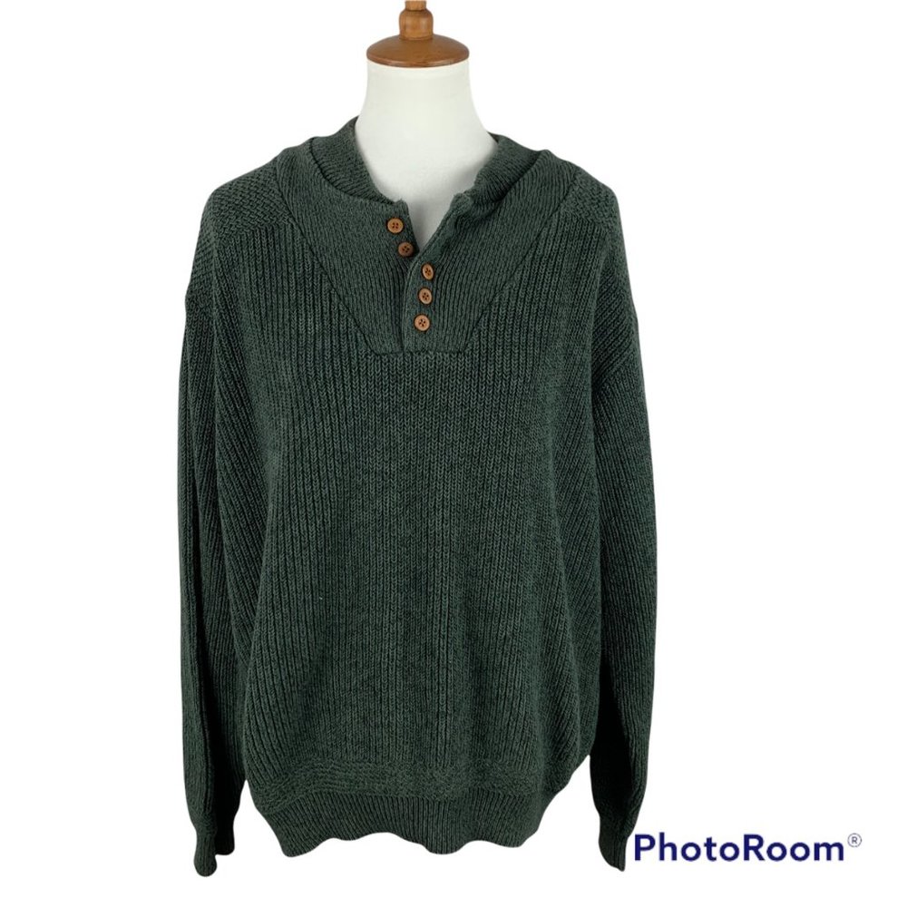 Cabela's Mens ribbed Sweater size XL Tall